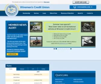 Wiremenscu.com(Wiremen's Credit Union) Screenshot