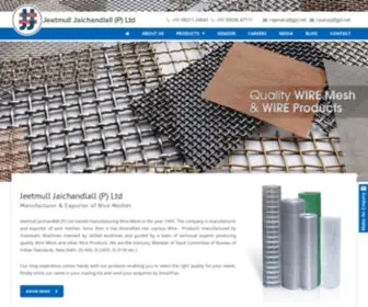 Wiremeshes.com(Wire Mesh Manufacturer in India) Screenshot