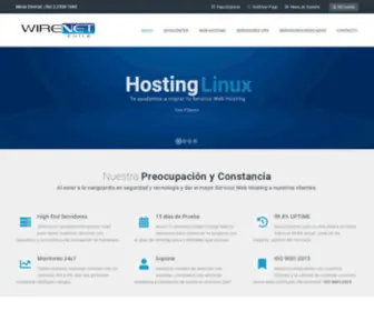 Wirenetchile.com(WireNet Chile) Screenshot