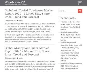 Wirenewspr.com(Market Research Press Release) Screenshot