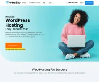 Wirenine.com(Fast Web Hosting and Managed Wordpress) Screenshot