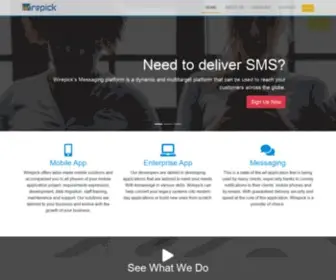 Wirepick.com(Wirepick is an IT solution provider and Messaging company. Wirepick) Screenshot