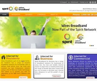 Wiresbroadband.com(Wires Broadband) Screenshot