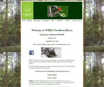 Wiresnr.org(WIRES Northern Rivers) Screenshot