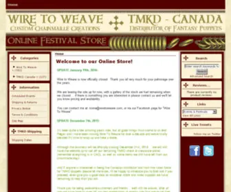 Wiretoweave.com(全球彩) Screenshot