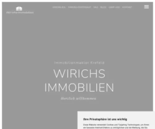 Wirichs-Immobilien.de(Immobilienmakler Krefeld) Screenshot