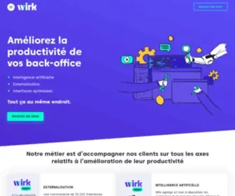 Wirk.io(Accueil) Screenshot