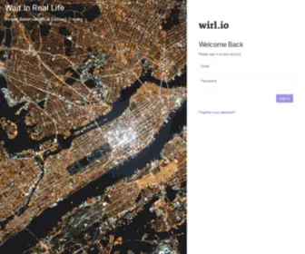 Wirl.io(Web site created using create) Screenshot