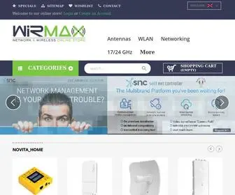 Wirmax.net(Wireless Networking Online Store) Screenshot