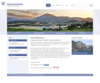 Wirthensohn.ch(WIRTHENSOHN AG) Screenshot