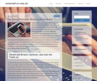 Wirtschaft-IM-Netz.de(Start des neuen Finanzmagazins) Screenshot