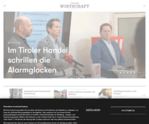 Wirtschaft.tirol(News-Portal der Wirtschaftskammer Tirol) Screenshot