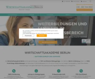 Wirtschaftsakademie-Berlin.de(Wirtschaftsakademie Berlin) Screenshot