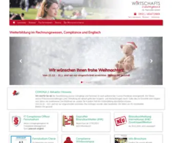 Wirtschaftscampus.com(WIRTSCHAFTScampus Dr. Peemöller) Screenshot