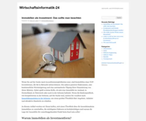 Wirtschaftsinformatik-24.de(Und Wirtschaftswissen) Screenshot