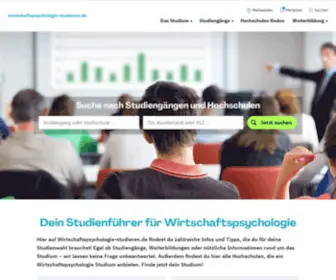 Wirtschaftspsychologie-Studieren.de(Dein Studienführer für das Wirtschaftspsychologie Studium) Screenshot