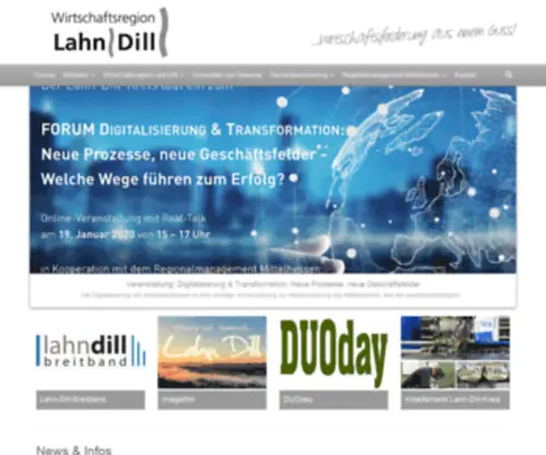 Wirtschaftsregion-Lahn-Dill.de(Wirtschaftsregion Lahn Dill) Screenshot