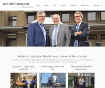 Wirtschaftsstandort-Niederrhein.de(Wirtschaftsstandort Niederrhein) Screenshot