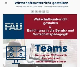 Wirtschaftsunterricht-Gestalten.de(Die Lehrbücher) Screenshot