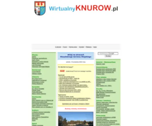 Wirtualnyknurow.pl Screenshot