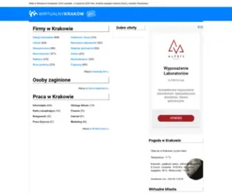 Wirtualnykrakow.pl(Wirtualny Kraków) Screenshot