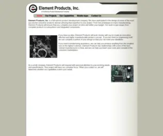 Wirz.com(Element Products offers product development services) Screenshot