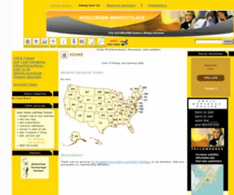 Wisconsin-Marketplace.com(Our index page with tools and links to explore our directory to its fullest) Screenshot