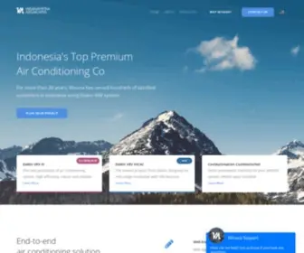 Wisana.com(Indonesia's Top Daikin VRV Specialist & AC Contractor) Screenshot