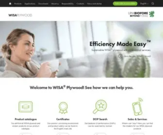 Wisaplywood.com(WISA Plywood) Screenshot