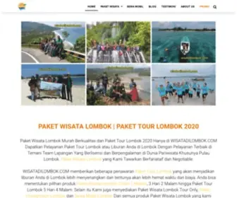 Wisatadilombok.com(Paket Tour Lombok dan Sewa Mobil di Mataram Lombok) Screenshot