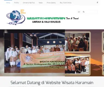 Wisataharamain.co.id(Wisata Haramain) Screenshot