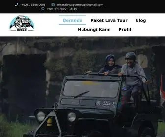 Wisatalavatourmerapi.com Screenshot