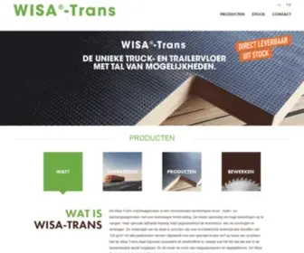 Wisatrans.be(En vrachtwagenvloer) Screenshot