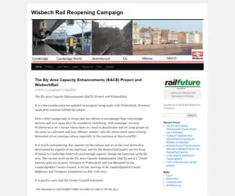 Wisbechrail.org.uk(Wisbech Rail Reopening Campaign) Screenshot