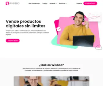 Wisboo.com(Plataforma para vender productos digitales) Screenshot