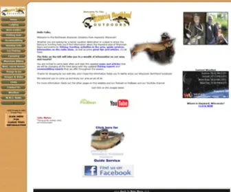 Wiscnorthlandoutdoors.com(Hayward Wisconsin vacations) Screenshot