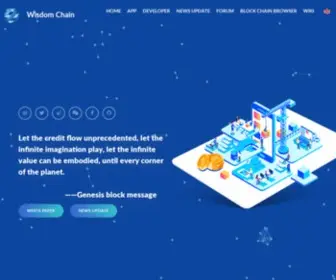 Wisdchain.com(Wisdchain) Screenshot