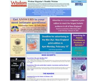 Wisdom-Magazine.com(Wisdom of the Heavens) Screenshot