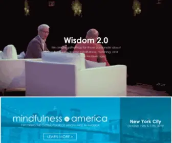 Wisdom2Summit.com(Wisdom 2.0) Screenshot