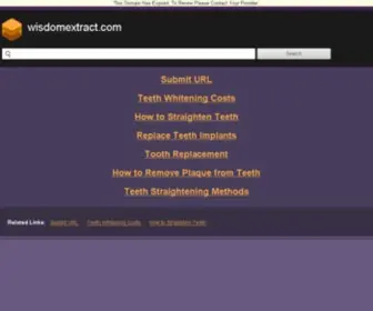 Wisdomextract.com(Wisdomextract) Screenshot