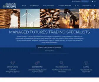 Wisdomfinancialinc.com(Commodity Futures Brokerage and Trading Services) Screenshot