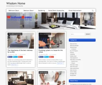 Wisdomforhome.com(Home Remodeling and Interior Design Blog) Screenshot