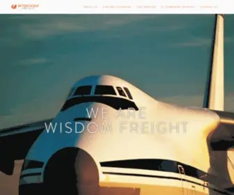 Wisdomfreight.com(Wisdom Freight) Screenshot