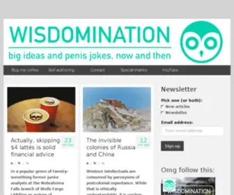 Wisdomination.com(Wisdomination) Screenshot
