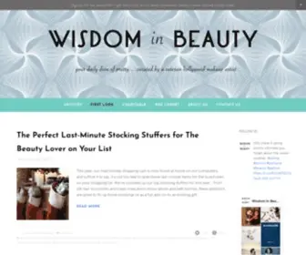 Wisdominbeauty.com(Wisdom in BeautyWisdom in Beauty) Screenshot