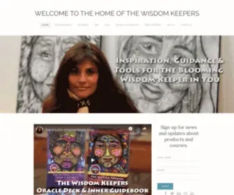 Wisdomkeepers.net(THE HOME OF ROSY ARONSON & THE WISDOM KEEPERS) Screenshot