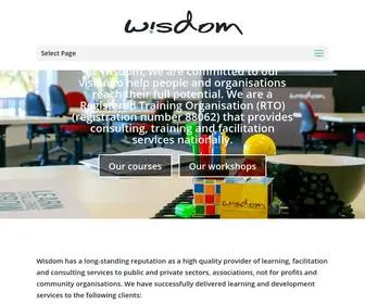 Wisdomlearning.com.au(Wisdom Learning) Screenshot