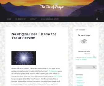 Wisdomofsages.com(The Tao of Prayer) Screenshot