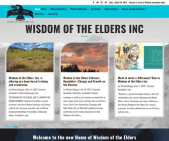 Wisdomoftheelders.org(Wisdom of the Elders) Screenshot