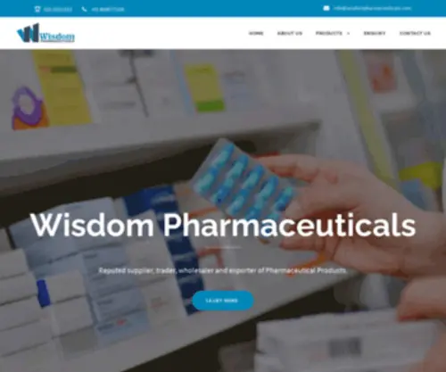 Wisdompharmaceuticals.com(Wisdom Pharmaceuticals) Screenshot